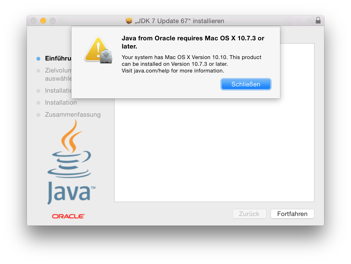 Java Version 7 Installer For Mac
